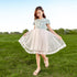 Plaid Mesh Fairy Dress